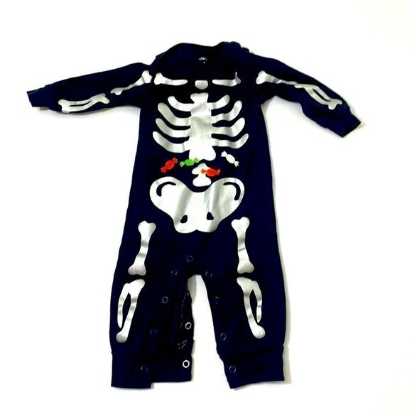 Carters Halloween Skeleton Onesie - Picture 1 of 3